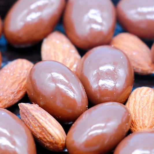 Almendras con chocolate