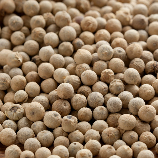 Pimienta blanca en grano